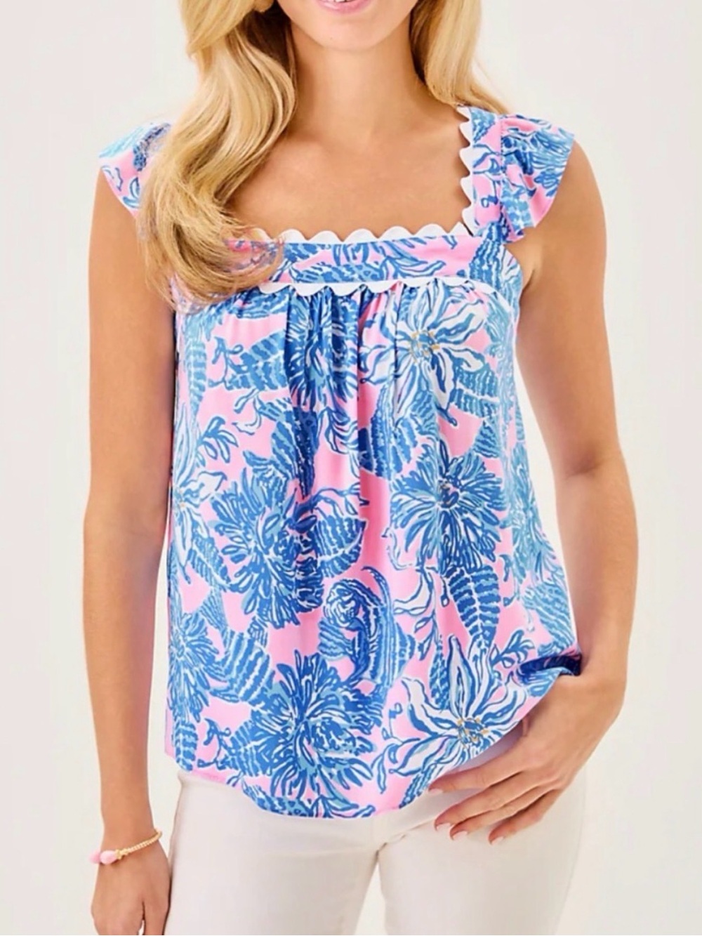 Lilly Pulitzer Gyah Sleeveless Top in Up Scale